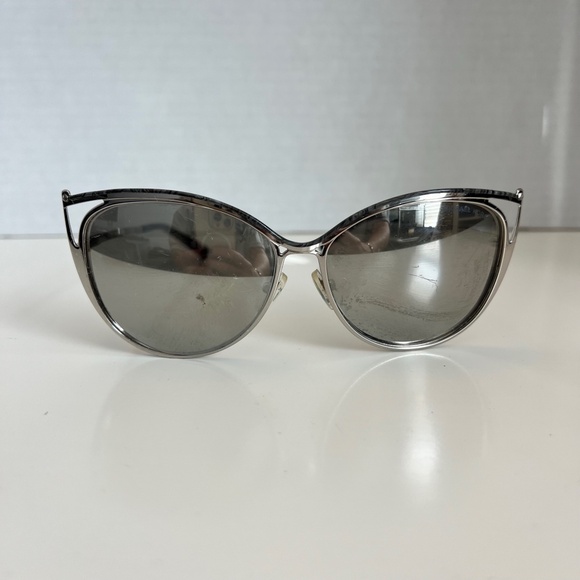 Michael Kors Sunglasses MK 1020 11666G Cat Eye aviator glamorous Metal 56 mm - Picture 1 of 8
